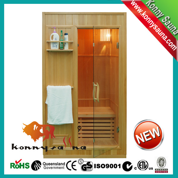 2014 Kl-E2 2 Person Indoor Hemlock Wet Steam Sauna Room