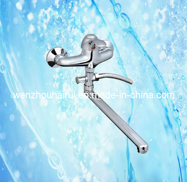 Single Lever Bathroom Wall Bath Shower Faucet (HR-Z10)