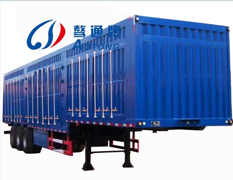 3-Axle Box Trailer/Container Semi Truck Trailer/Curtain Side Trailer (LAT9404XXY, size optional)