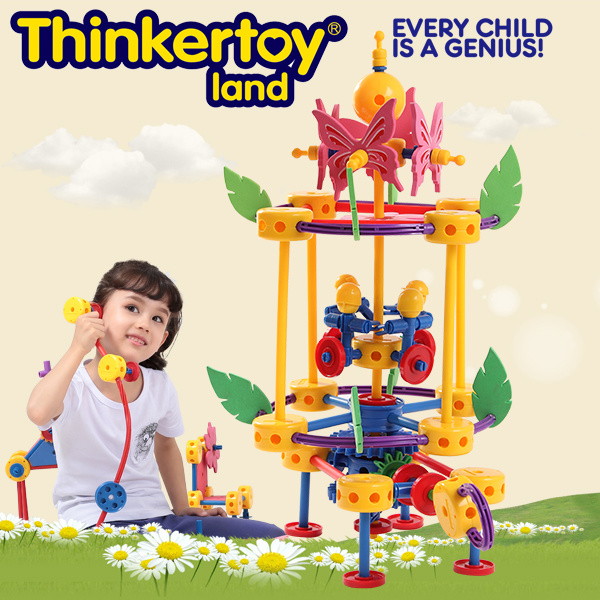 Girls Park Plastic Interlocking Garden Toy for Kids