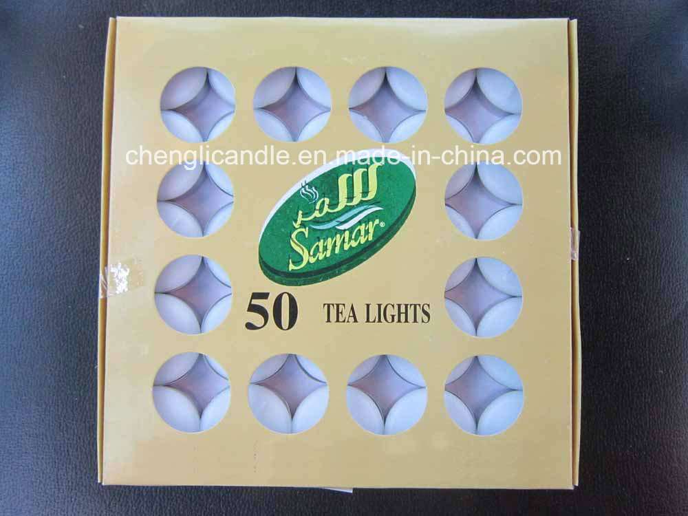 Paraffin Wax White Unscented Tea Light Candles
