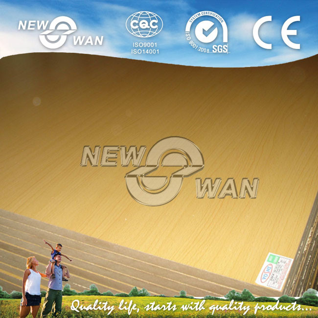 Embossed Cherry Melamine MDF Board Particle Board (NMFC-1127)