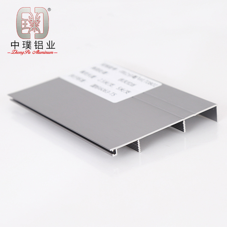 Extruded Aluminium Skirting Profile for Wall and Tile (ZP-S736)