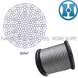 Anti-Twist 35wx7 Steel Wire Rope