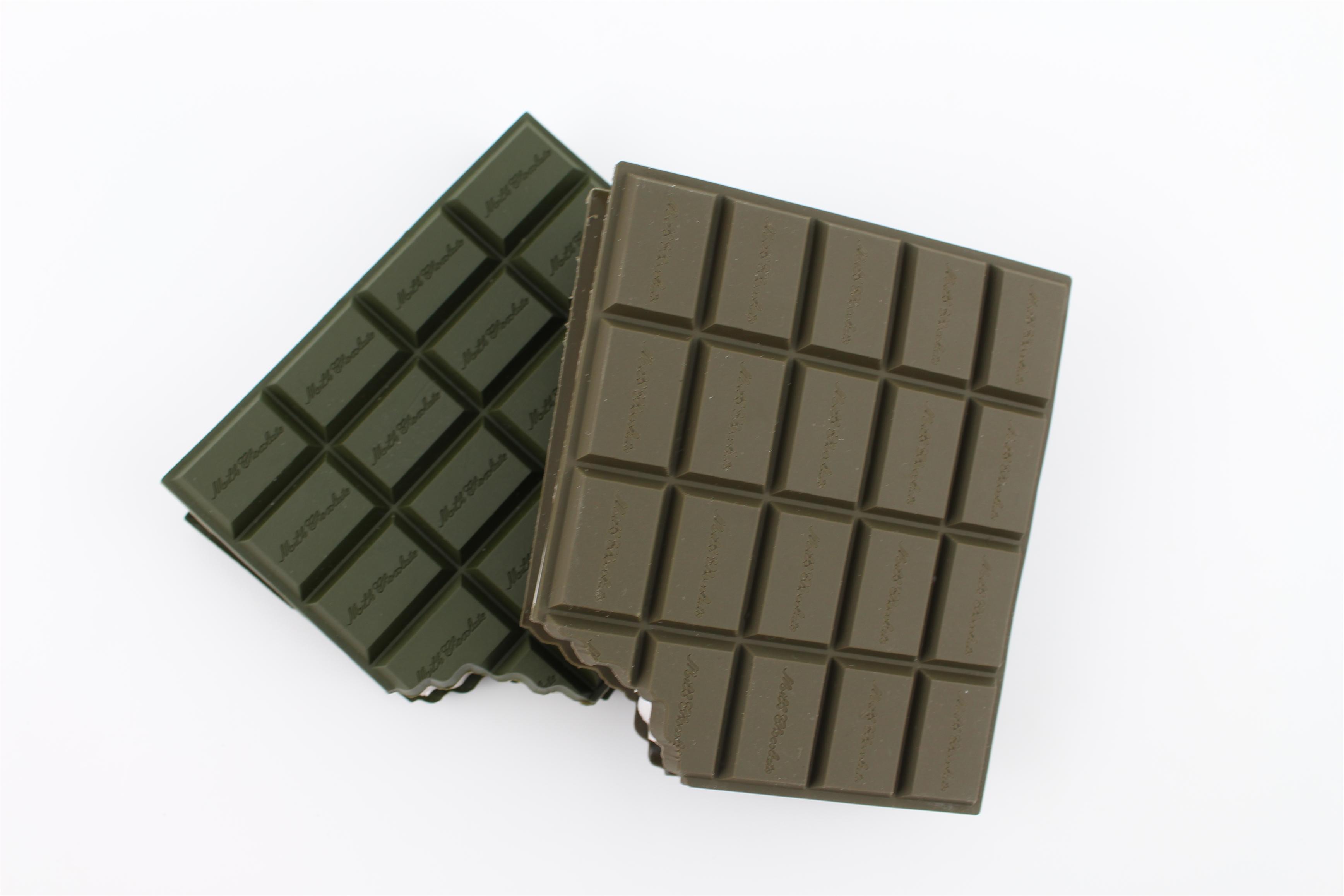 High Quality Plastic Chocolate Shaped Soft PU Cover Notebook (BK-054)