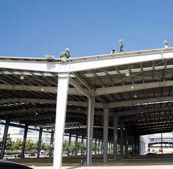Pre-Engineered Steel Structure Framwork for Buildings