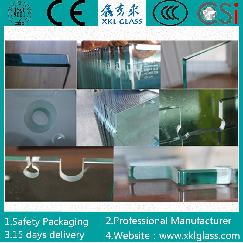 8mm Clear Tempered Obscure Glass