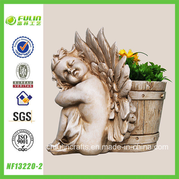 Angel Garden Resin Flower Pots (NF13220-2)