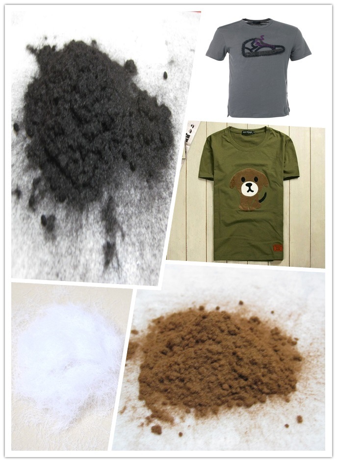 Nylon Flocking Powder on T Shirt
