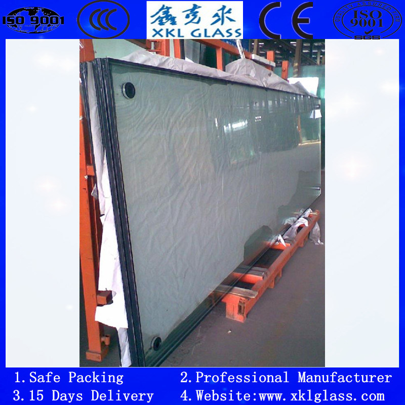 Low-E Hollow/Insulated/Insulating/Double Glazing Glass for Building (Tempered)