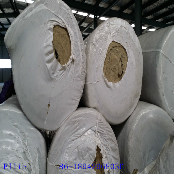 100kg/M3 X50mm Rock Wool Blanket with Galvanize Wire Mesh for Insulation