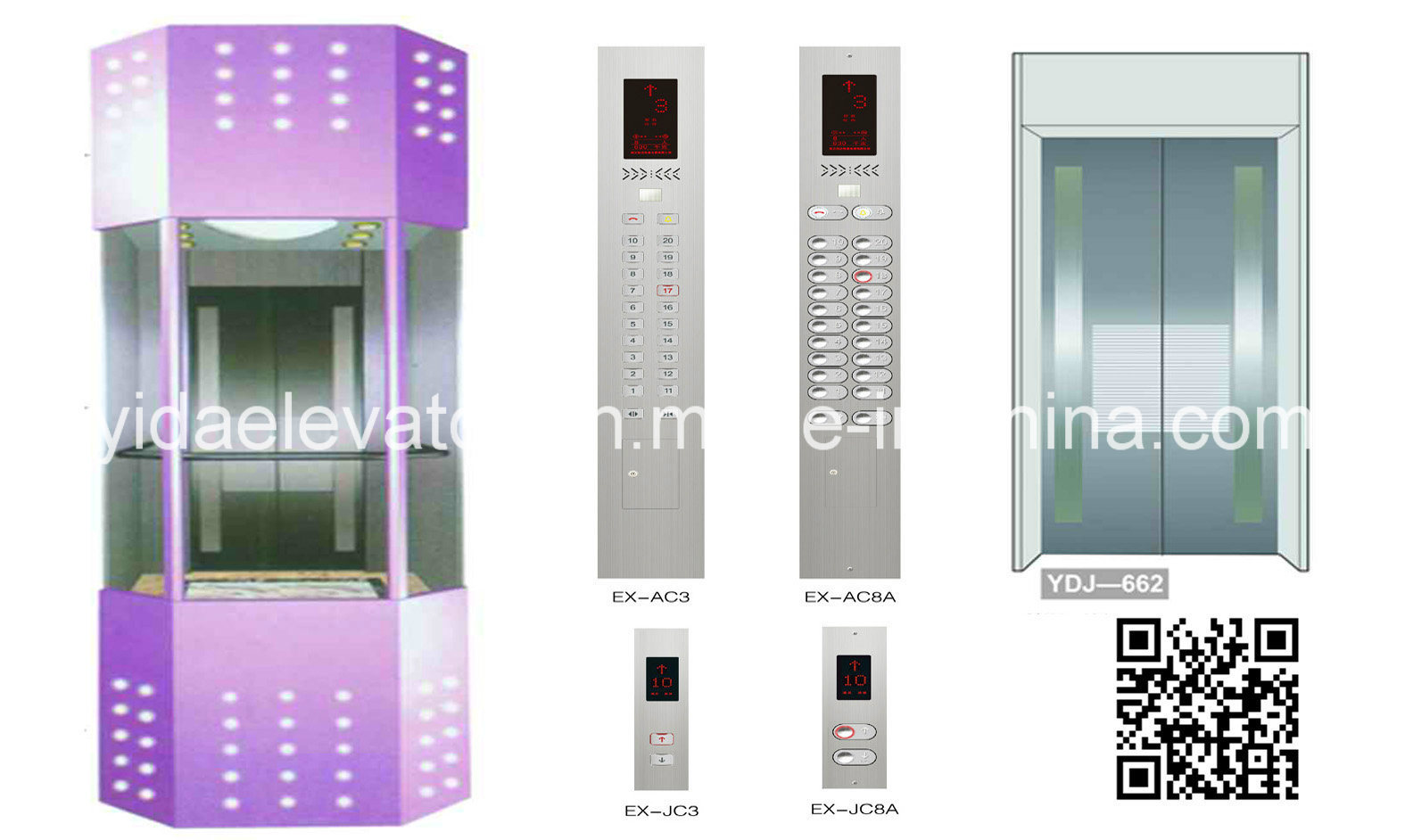Capsule Type Observation Elevator From Professional Elevator Manufacturer