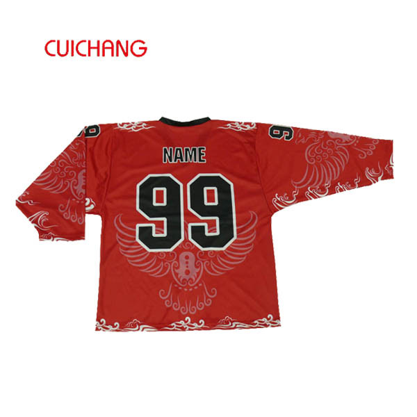 Men's Sublimation Polyester Ice Hockey Wear