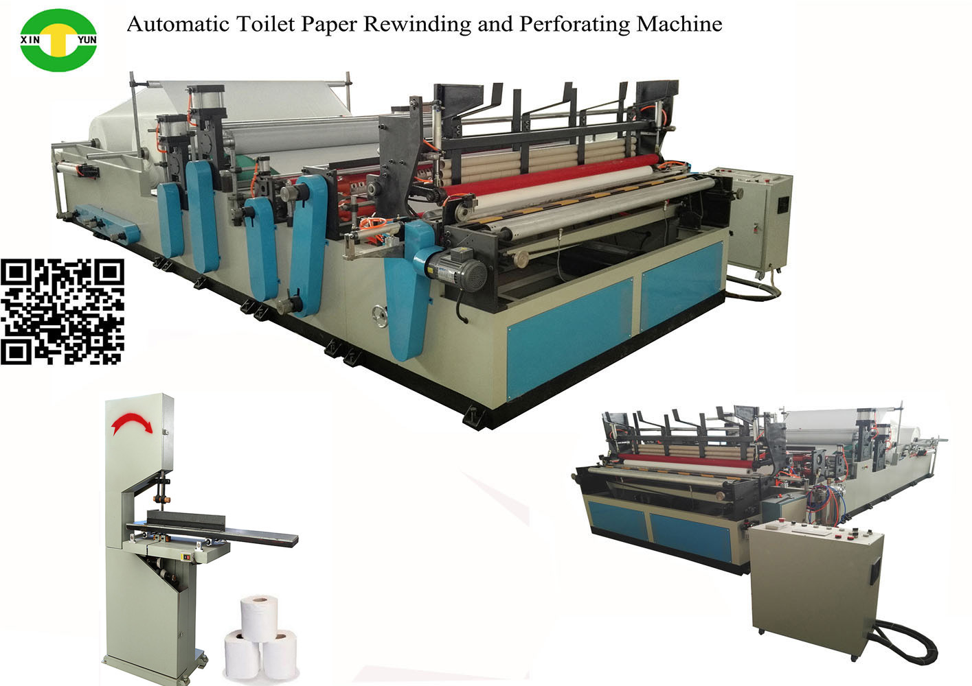 High Quality Toilet Tissue Paper Jumbo Roll Growth Machine
