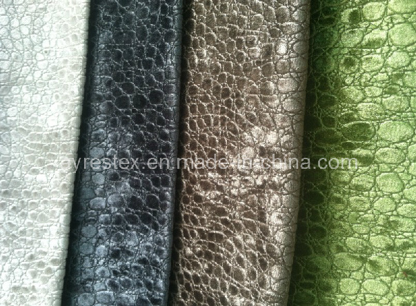 Upholestery Fabric / High Quality Embossing Velvet /Hone Textile