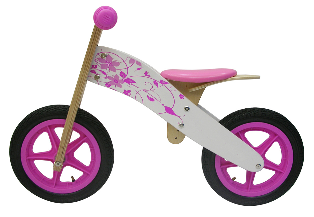Wooden Children Bikes Balance Kids Baby Bike for Age 3+ (TTWB003-2P)