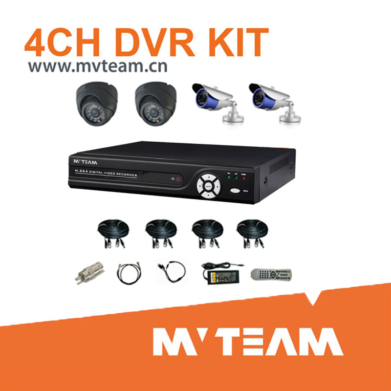 CCTV Surveillance Kit with Detailed User Manual (MVT-K04DT)