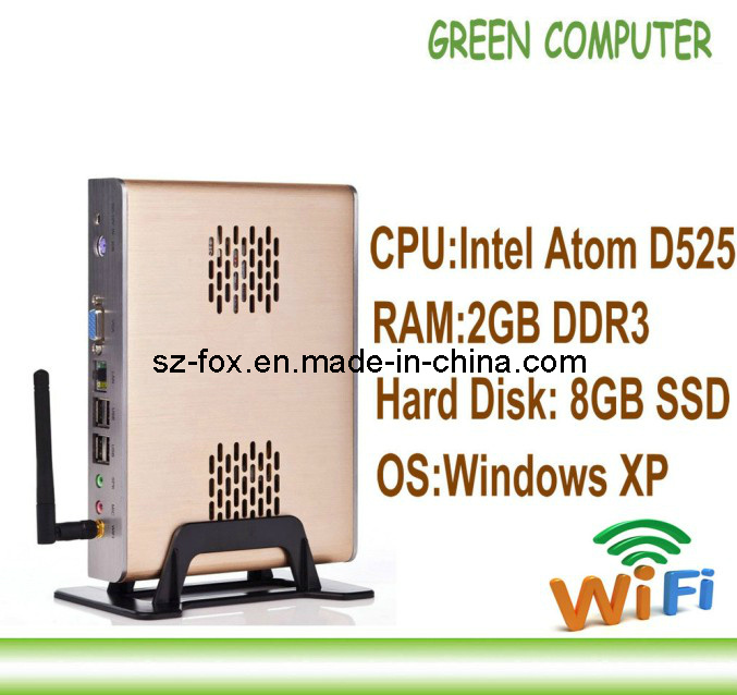 2013 Latest Wireless X86 Mini Computer Thin Client Thin Station with Intel Atom D525 Processor Dual-Core 1.8g and 2GB RAM