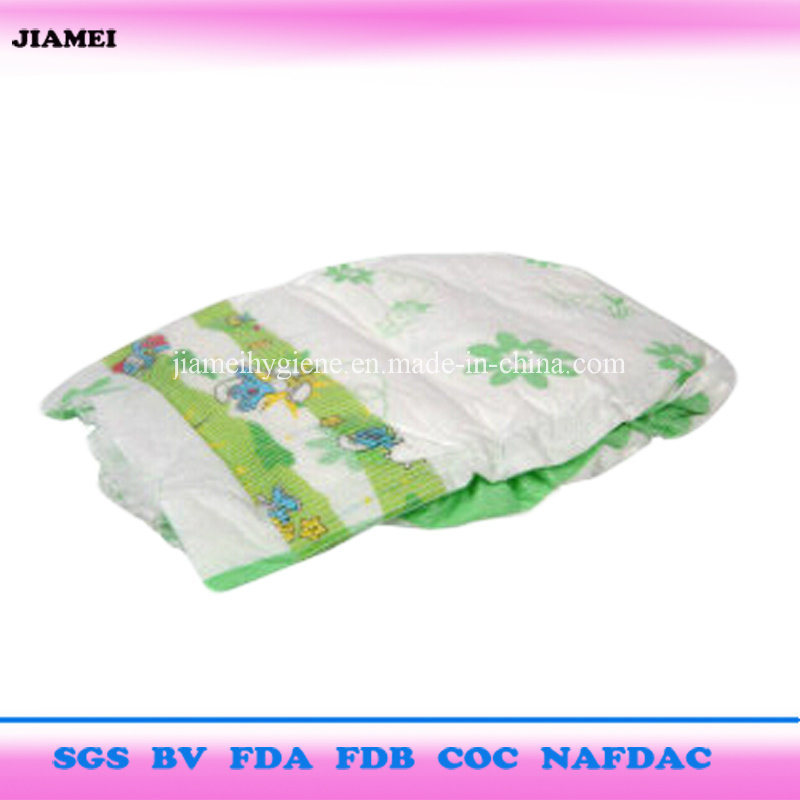 High Quality Breathable Cloth Like Baby Diapers with Velcro Tape