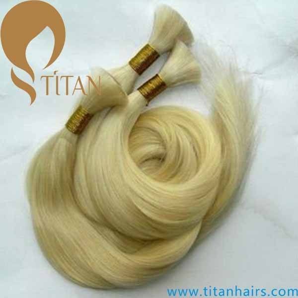 613# Light Blond Chinese Human Hair Bulk (TT506)