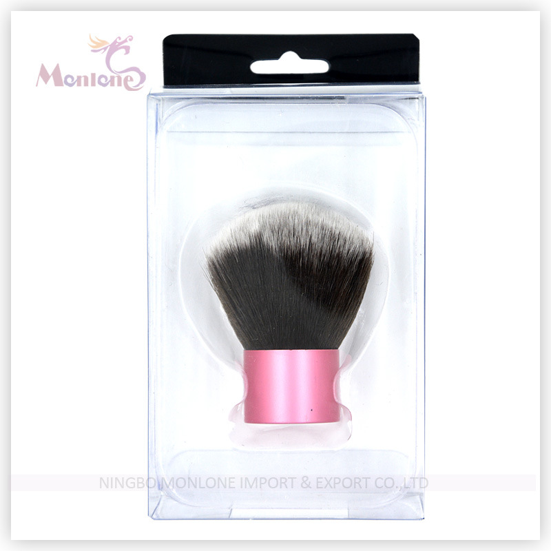 Blush Brush (nylon hair, alluminum tube, bamboo handle)