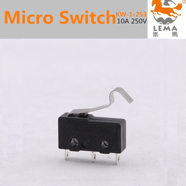 5A 250VAC Electric Tiny Micro Switch Kw-1-253