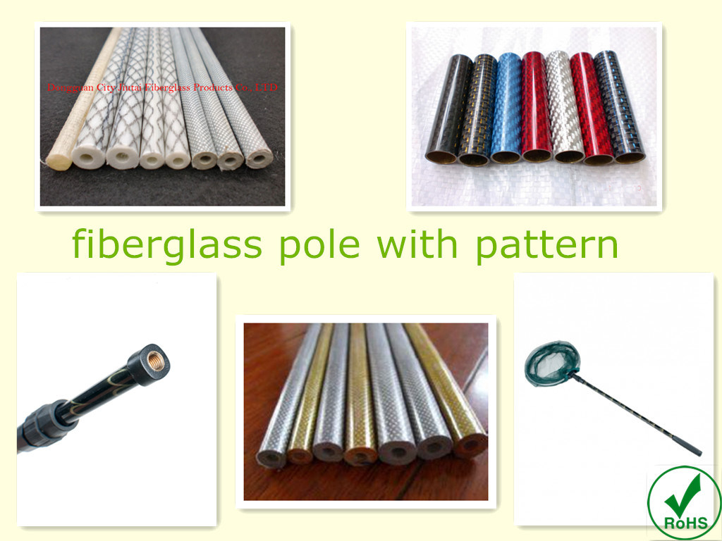 High Performance Fiberglass Pole with Pattern