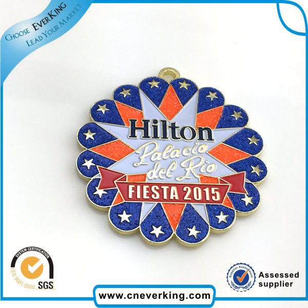 Holiday Customized Blinking LED Metal Pin Badge Promotion Gift