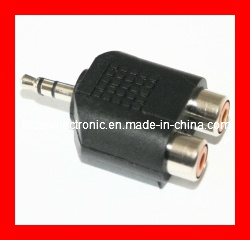 3.5mm Stereo Plug to 2RCA Jack, Audio Cnnector & Adapter (FC-16204)