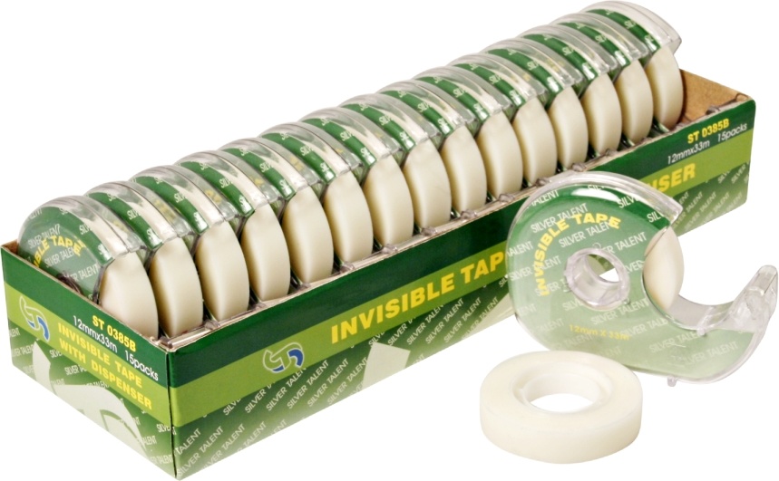 Invisible Stationery Tape with Dispenser