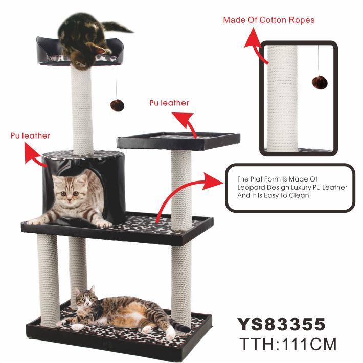 Fashion Cat Scratching Tree, Cat Toy (YL83355)