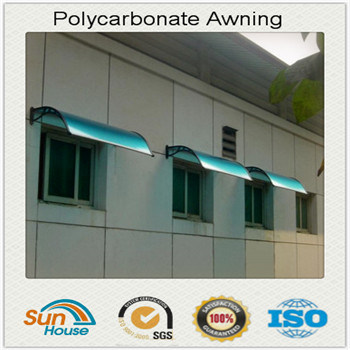 105kg Weight Bearing PC Canopy, PC Awning, Window Awning