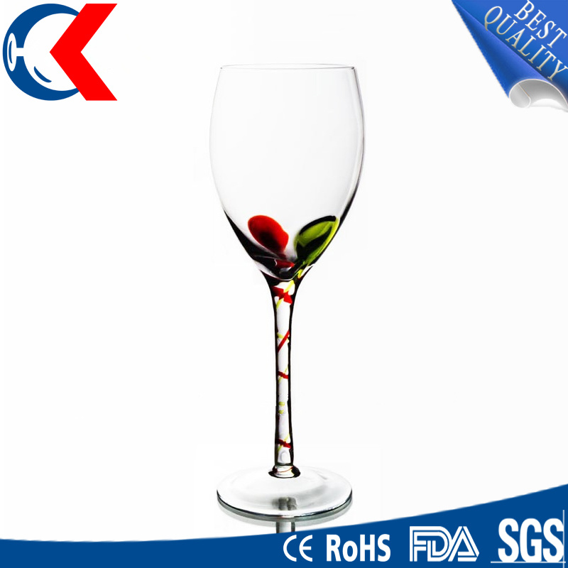 Wholesale Glassware Clear Crystal Glass Goblet (CKGGL141118)