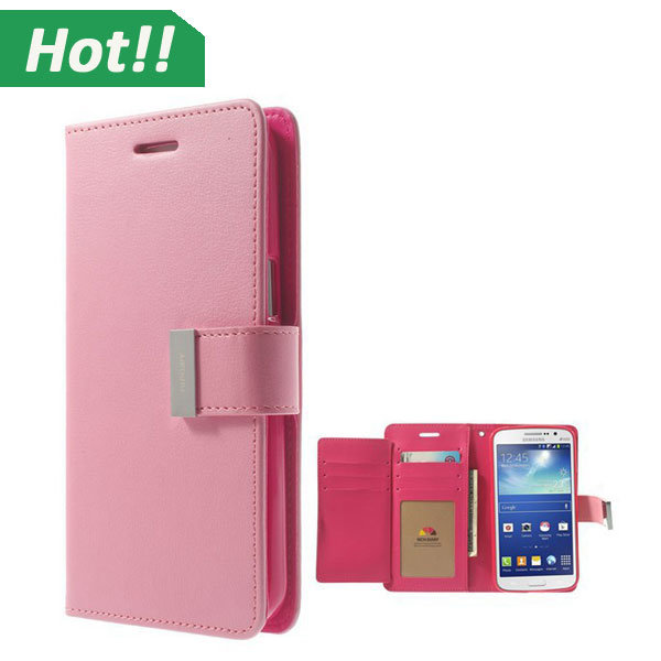 High Quality Wallet Card Holder Leather Case for Samsung Grand 2 7106