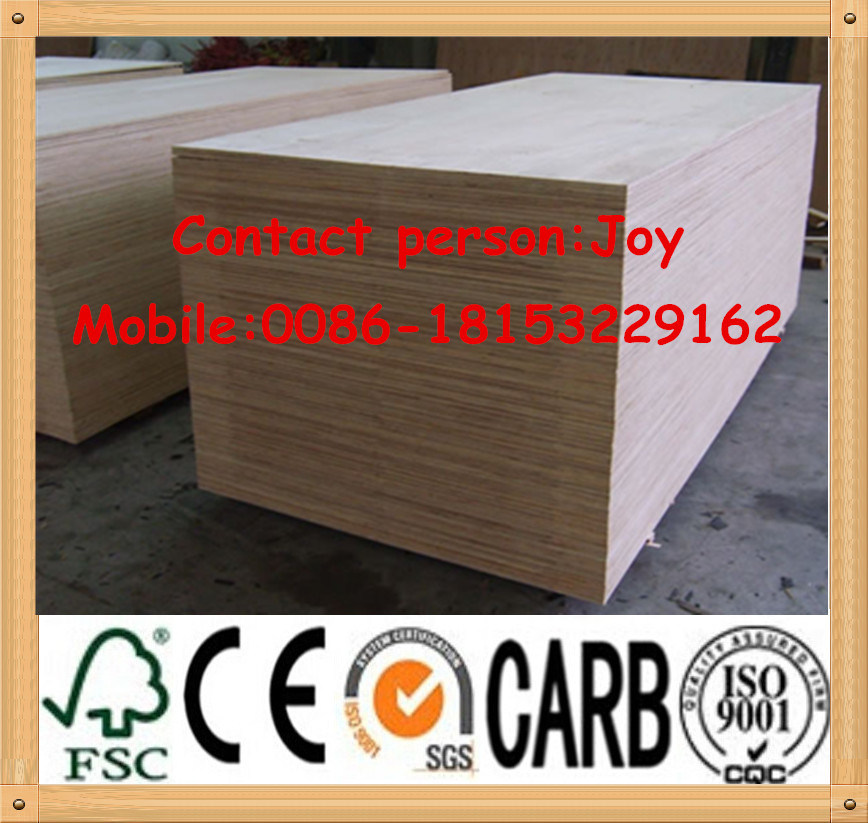 12mm, 15mm, 16mm Packaging Grade Okoume Commercial Plywood