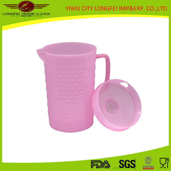 High Quality Pink Plastic Water Jug