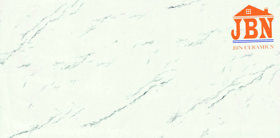 White Color Marble Tile 600X1200mm Floor Tile Porcelain Polished (JM12545D)