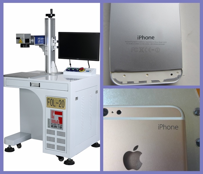 Aluminum Mobile Phone/Keyboard/iPad/Laptop Fiber Laser Marking Machine