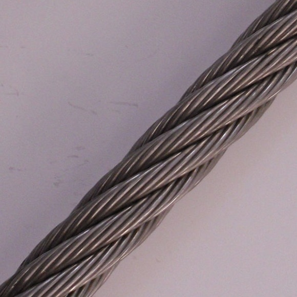 Pure Unzinc Coated Steel Cable/ Ungalvanized Wire Rope