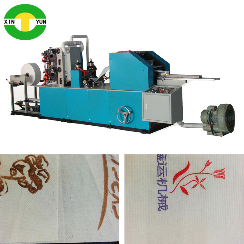 High Speed 3 Fold Colored Napkin Paper Machine Equipment