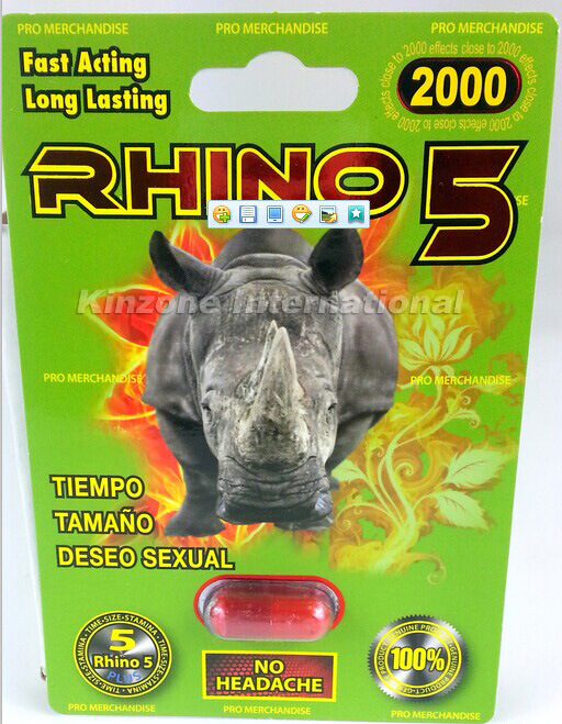 Rhino 5 2000mg Male Sexual Performance Enhancer (KZ-KK085)