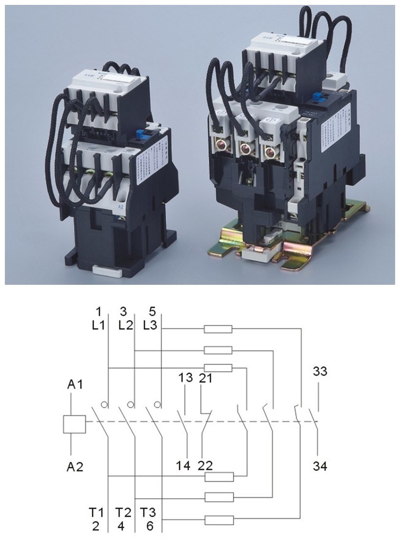 AC Contactor for Switching Shunt Capacitor