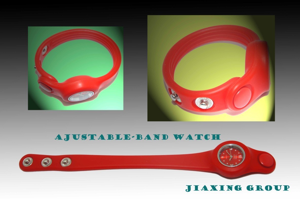 High Material and Eco-Friendly Silicone Adjustable Watch