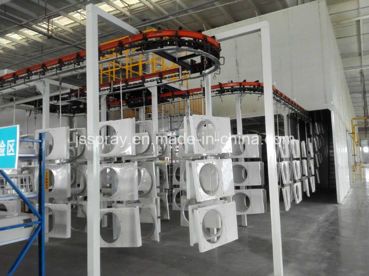 Automatic Conveyor Chain Powder Coating Machine for Air Conditioning