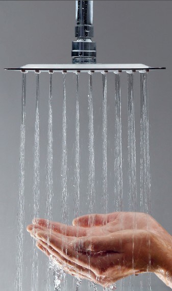 Rainfall 200mm Slim Shower Heads (slim-200-QA)