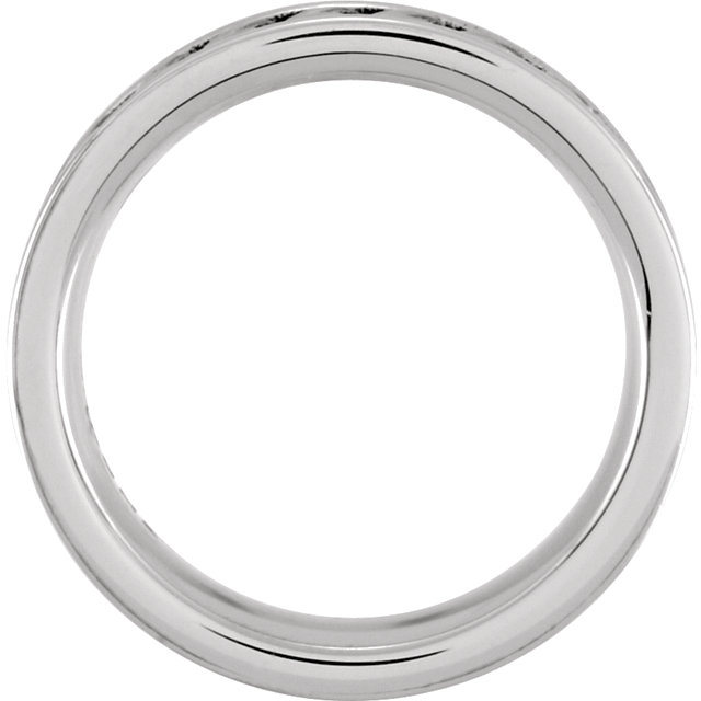 8mm Black PVD Design Band Ring