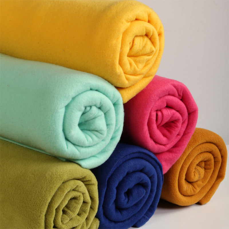 Solid Polar Fleece Blanket in Different Colors