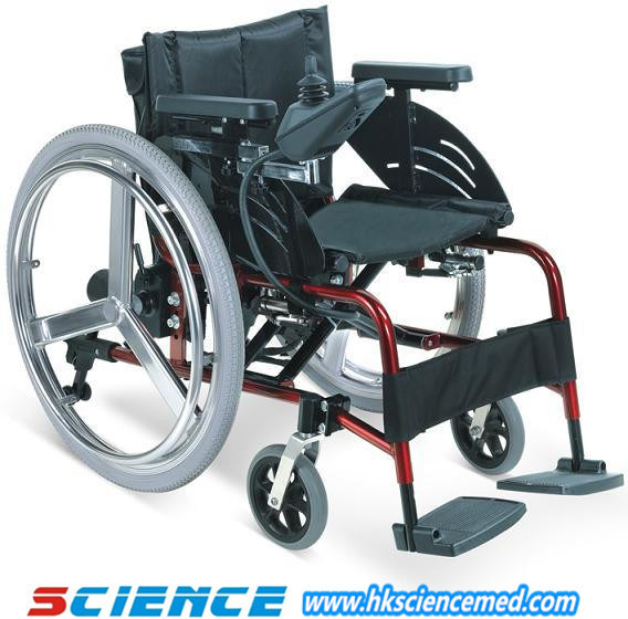 Foldable Aluminum Power Wheelchair Sc-Ew09 (2)