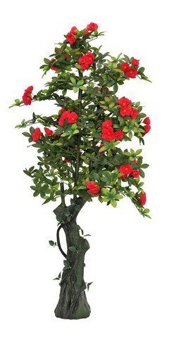 Artificial Plants and Flowers of Camellia Tree 180cm 72flowers