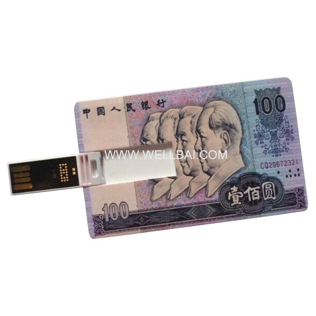 Credit Card USB Flash Disk with Full Color Printing